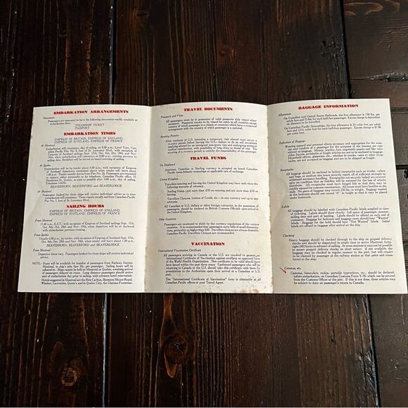 Canadian Pacific Eastbound Brochure (1957) - Picture 2 of 4